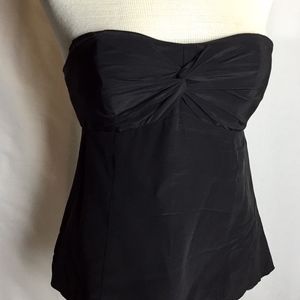 Nanette Lepore Silk Strapless Top